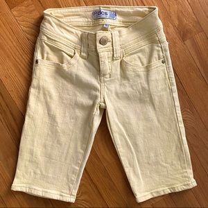 Pale Yellow Bermuda Shorts